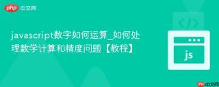 javascript数字如何运算_如何处理数学计算和精度问题【教程】