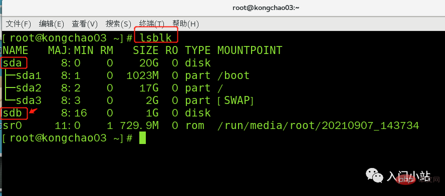 Linux 磁碟分割區和掛載