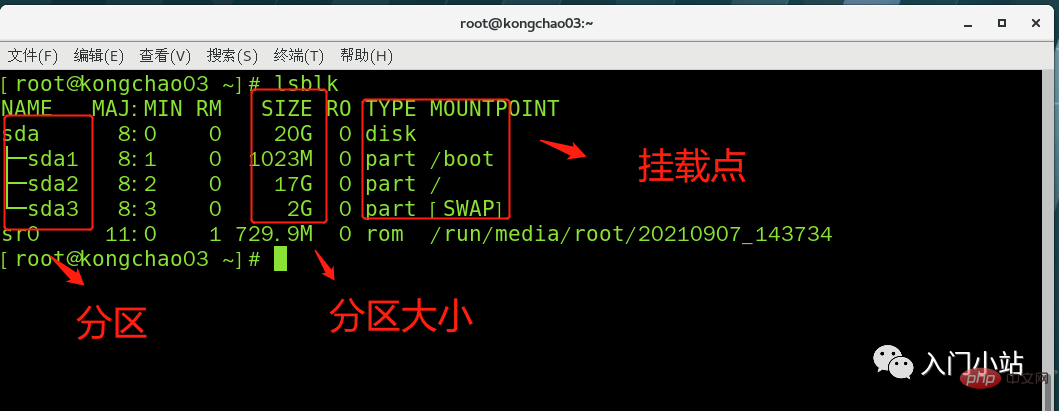 Partitionnement et montage de disque Linux