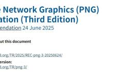 PNG 图片标准时隔 20 多年正式更新第三版：HDR、动图、Exif 支持等