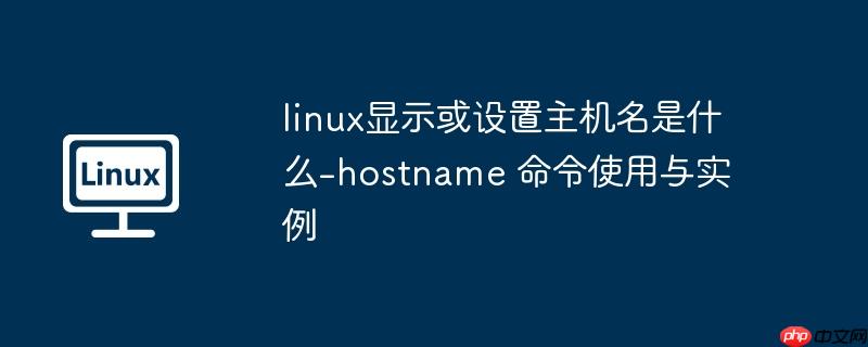 linux顯示或設(shè)置主機名是什么-hostname 命令使用與實例-小浪學習網(wǎng)