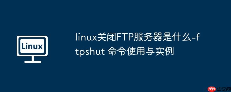 linux关闭FTP服务器是什么-ftpshut 命令使用与实例