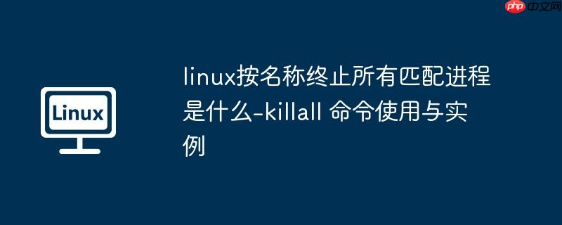 linux按名称终止所有匹配进程是什么-killall 命令使用与实例