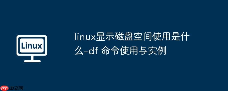 linux显示磁盘空间使用是什么-df 命令使用与实例