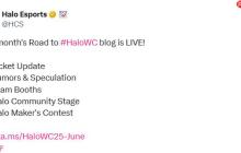 《光环》世锦赛今年10月举办 届时将公布系列未来