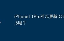 iPhone11Pro可以更新iOS 17.5吗？