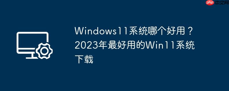 Windows11系统哪个好用？2023年最好用的Win11系统下载