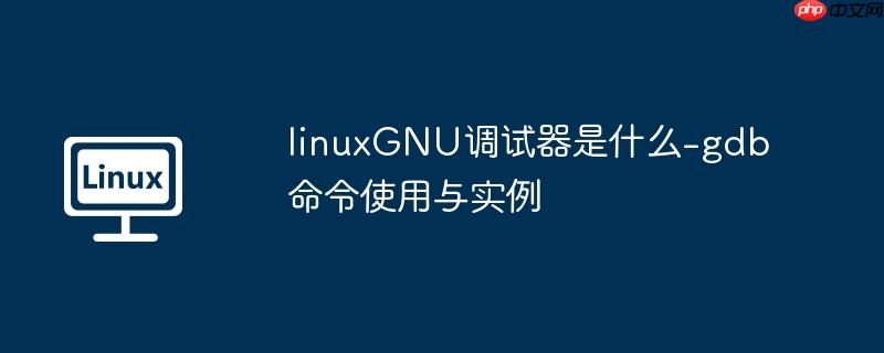 linuxGNU調試器是什么-gdb 命令使用與實例-小浪學習網