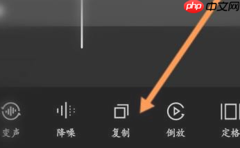 剪映怎么复制音频 剪映复制音频方法分享
