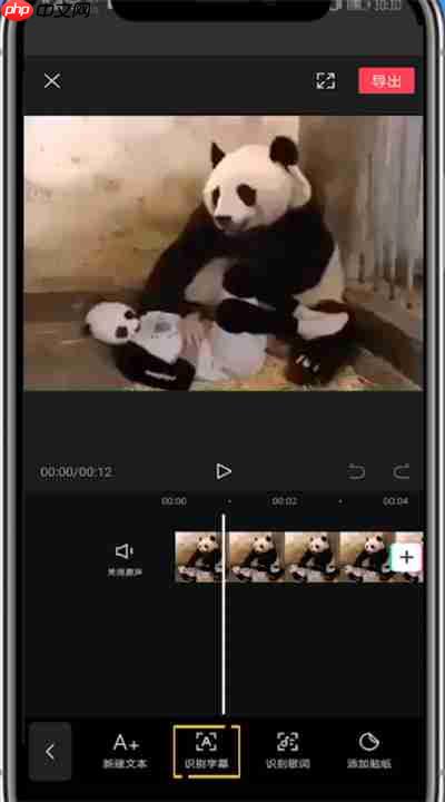 剪映如何识别音频里面的文字 剪映识别配音里面的文字的具体教程