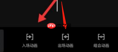 剪映入场动画在哪里 剪映出入场动画功能位置说明