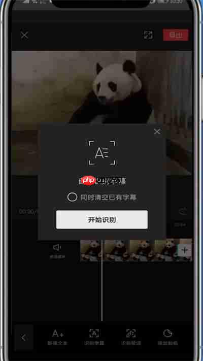 剪映如何识别配音里面的文字 具体操作方法