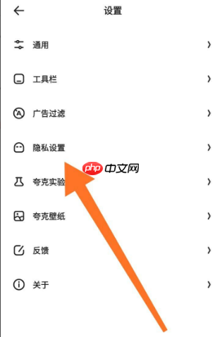 夸克app如何设置应用锁 夸克浏览器设置隐私方法介绍