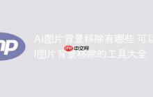 AI图片背景移除有哪些 可以AI图片背景移除的工具大全