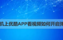 优酷怎么开弹幕 优酷手机app弹幕怎么开启