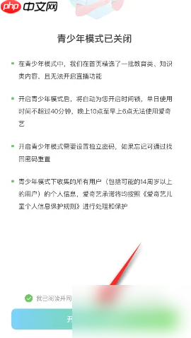 银河奇异果怎么设置青少年模式	 爱奇艺开启青少年模式教程