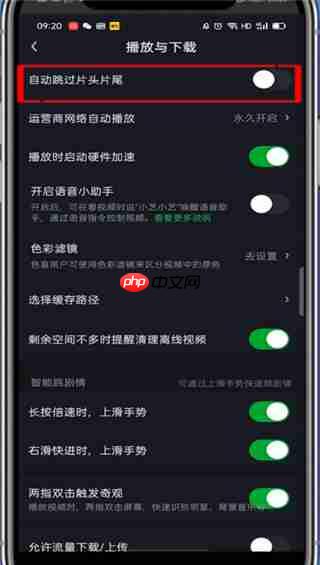爱奇艺怎么设置跳过开头和结尾 爱奇艺设置跳过开头和结尾的步骤