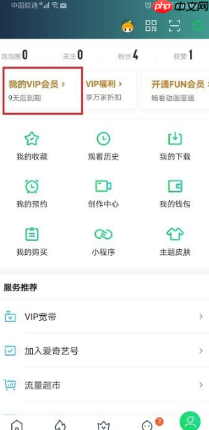爱奇艺怎么办钻石会员 具体操作步骤