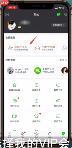 爱奇艺会员自动续费怎么关闭 爱奇艺会员自动续费关闭方法