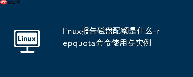 linux报告磁盘配额是什么-repquota命令使用与实例