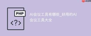 AI会议工具有哪些_好用的AI会议工具大全