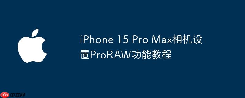 iphone15promax换电池价格官网 iphone15 pro max相机设置教程