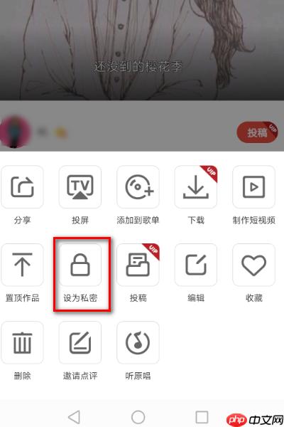 全民k歌如何不要人看到  全民k歌怎么不让别人看到我的作品