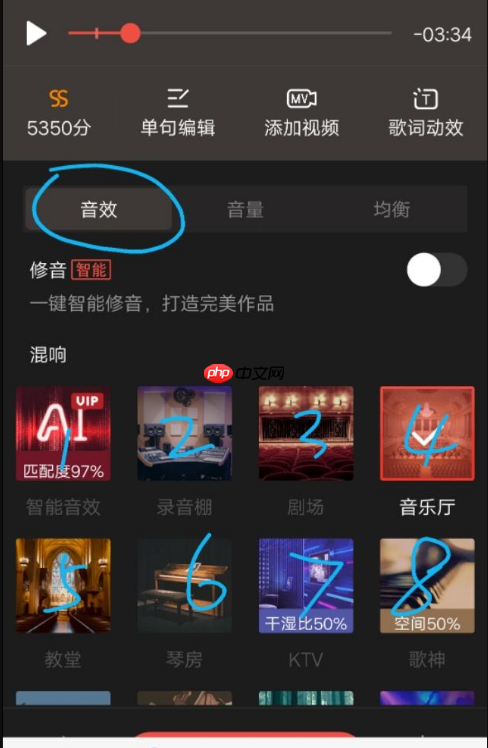 全民k歌怎么调节人声和伴奏 全民k歌调音技巧分享
