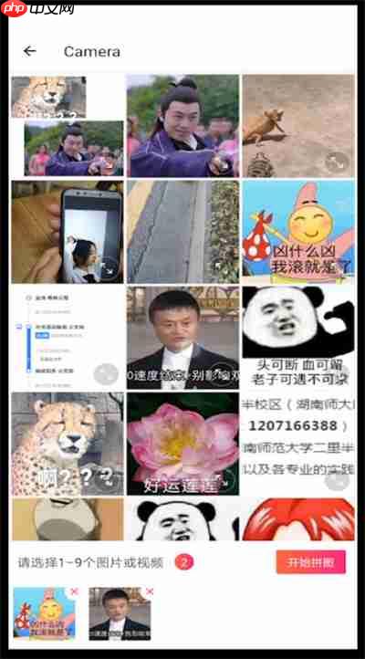 美图秀秀拼图怎么添加文字 添加文字方法