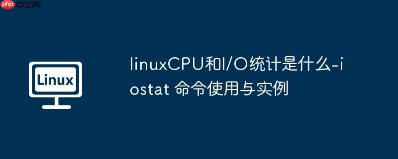 linuxCPU和I/O统计是什么-iostat 命令使用与实例