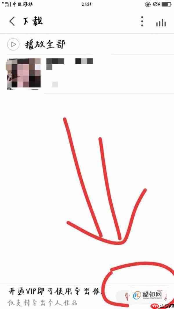 全民k歌下载的歌曲怎么导出 具体操作步骤