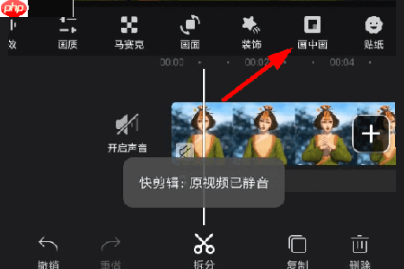 360快剪辑画中画怎么制作 画中画剪辑方法介绍