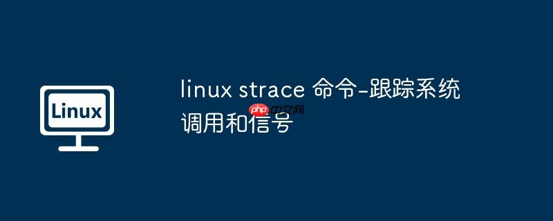 linux strace 命令-跟踪系统调用和信号