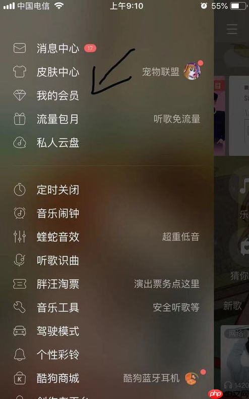 酷狗音乐如何取消vip自动续费 酷狗音乐取消vip自动续费教程