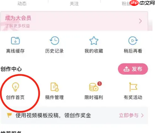 哔哩哔哩怎么办把自己的投稿设为隐私 具体操作方法介绍
