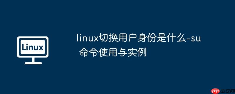 linux切换用户身份是什么-su 命令使用与实例