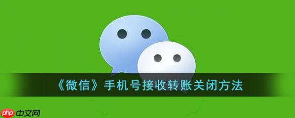 微信手机号接收转账怎么关闭 手机号接收转账关闭方法