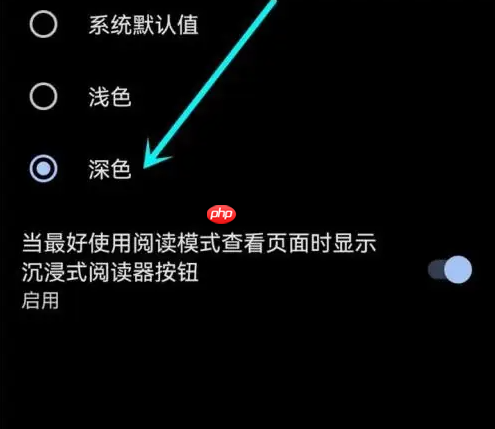 edge app怎么打开夜间模式 edge app深色模式设置方法