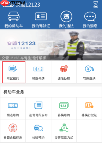 车管12123如何查看科一成绩 交管12123查看科一成绩教程