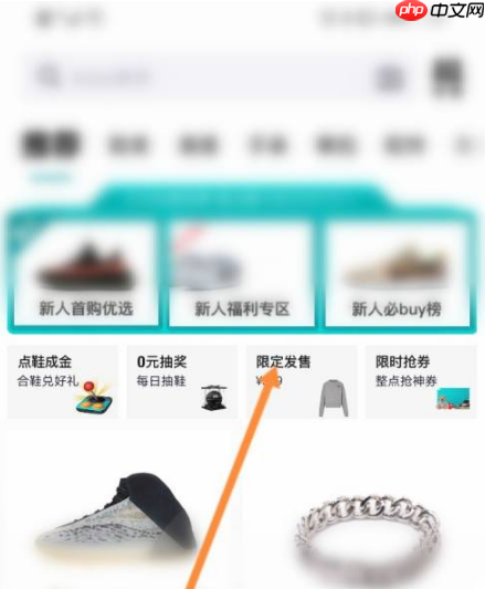 毒app怎么抢新发售的鞋子 具体操作方法介绍