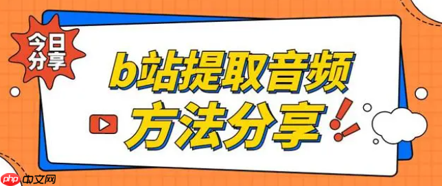 哔哩哔哩怎么提取音频  哔哩哔哩提取音频攻略