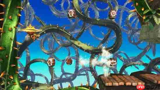 《咚奇刚 蕉力全开》大量截图:和小宝琳一起冒险