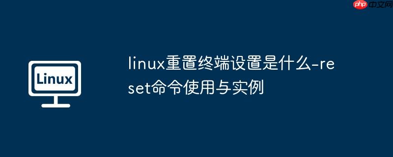 linux重置终端设置是什么-reset命令使用与实例