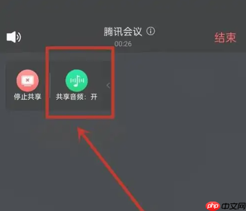腾讯会议手机版怎么共享屏幕声音 腾讯会议共享视频声音教程