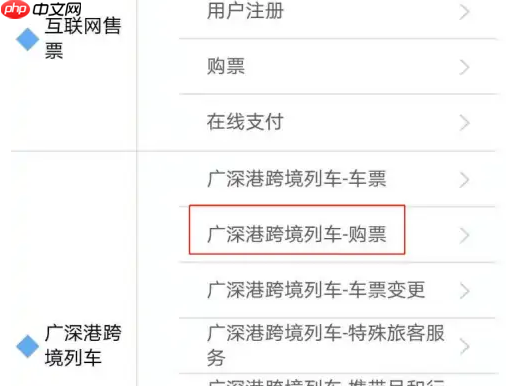 12306app怎么买国际列车 铁路12306跨境高铁车票购买方法