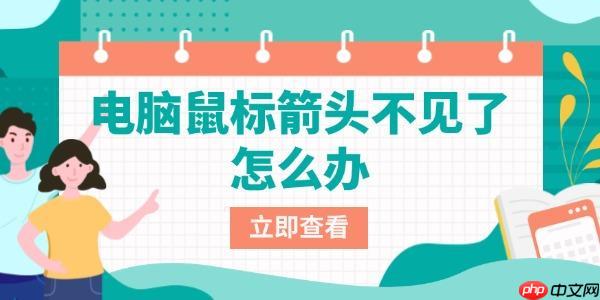 电脑鼠标箭头不见了怎么办 一文教你快速找回鼠标光标