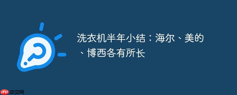 洗衣机半年小结：海尔、美的、博西各有所长