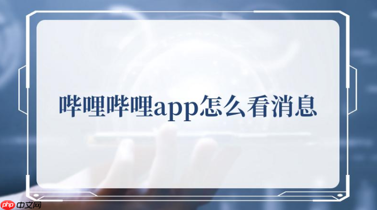 b站app怎么看消息  b站app看消息方法介绍