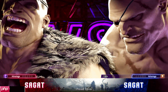 《街头霸王6》新角色沙加特入场动画、待机页面等展示:新版“帝王”压迫感好足!