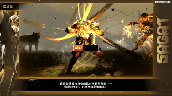 《街霸6》沙加特官方角色指南!泰拳强者恐怖如斯!